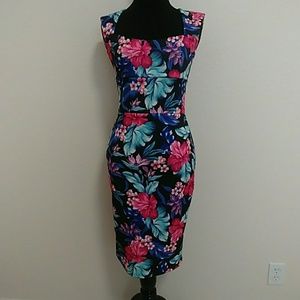 Venus Floral Printed Dress